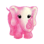 Fluffy Favourites Pink Elephant Symbol