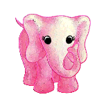 Fluffy Favourites Pink Elephant Symbol